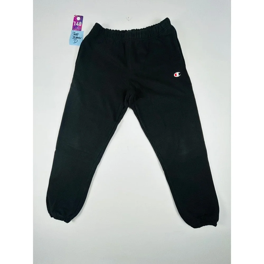 Champion Mens Performance Sweatpants Medium Black Athletic Jogger Activewear